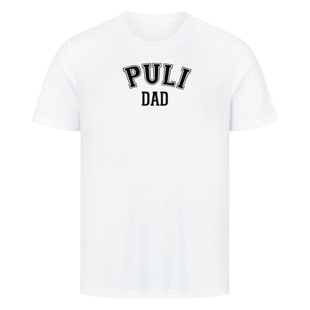 Premium T-Shirt "Puli - DAD" Weiß – hunde-shirt.de