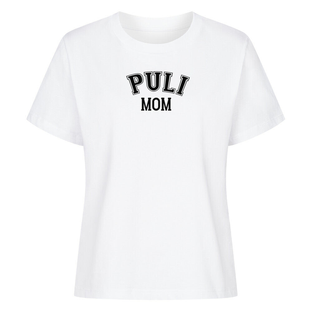 Premium Damen-Shirt "Puli - MOM" Weiß – hunde-shirt.de