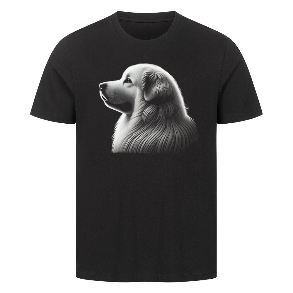 Premium T-Shirt "Patou - Shine" Schwarz – hunde-shirt.de