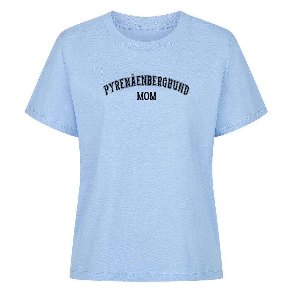 Premium Damen-Shirt "Pyrenäenberghund - MOM" Sky Blue – hunde-shirt.de