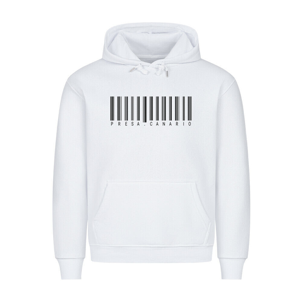 Premium Hoodie "Presa Canario - CODE" Weiß – hunde-shirt.de