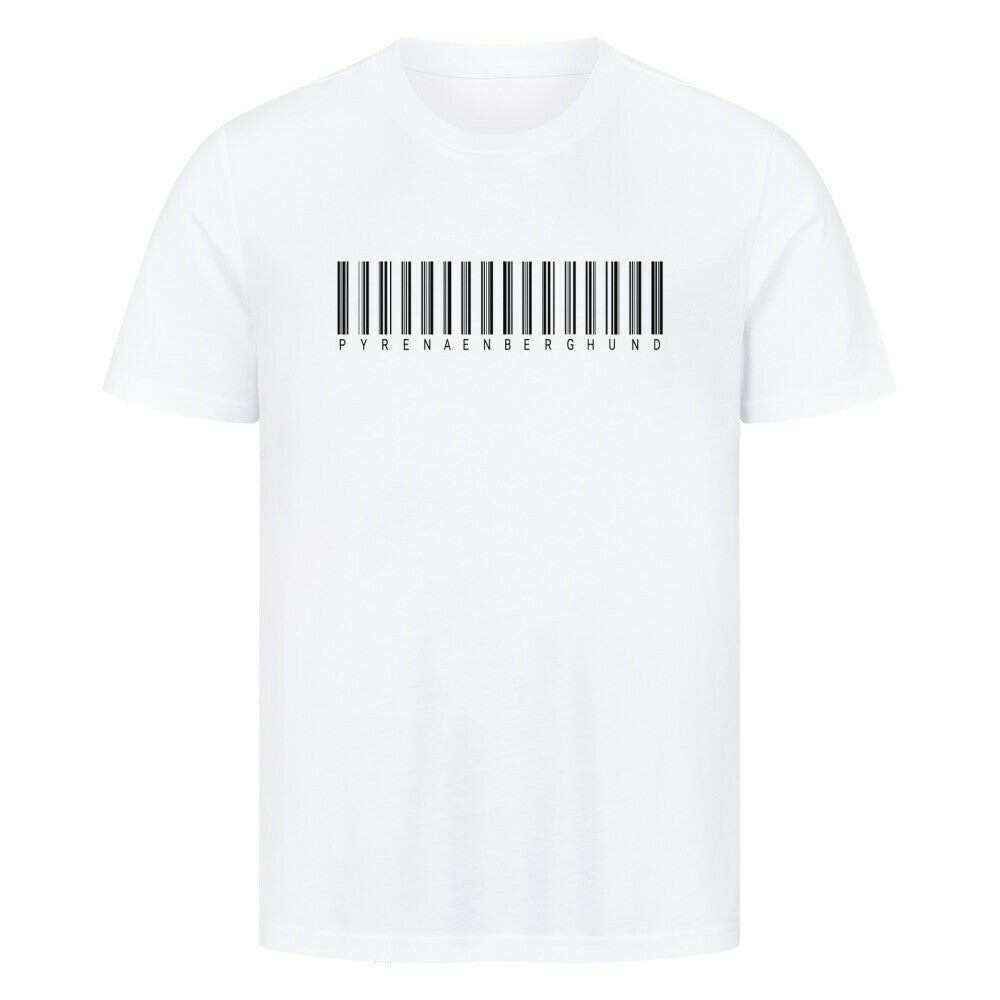 Premium T-Shirt "Pyrenäenberghund - CODE" Weiß – hunde-shirt.de