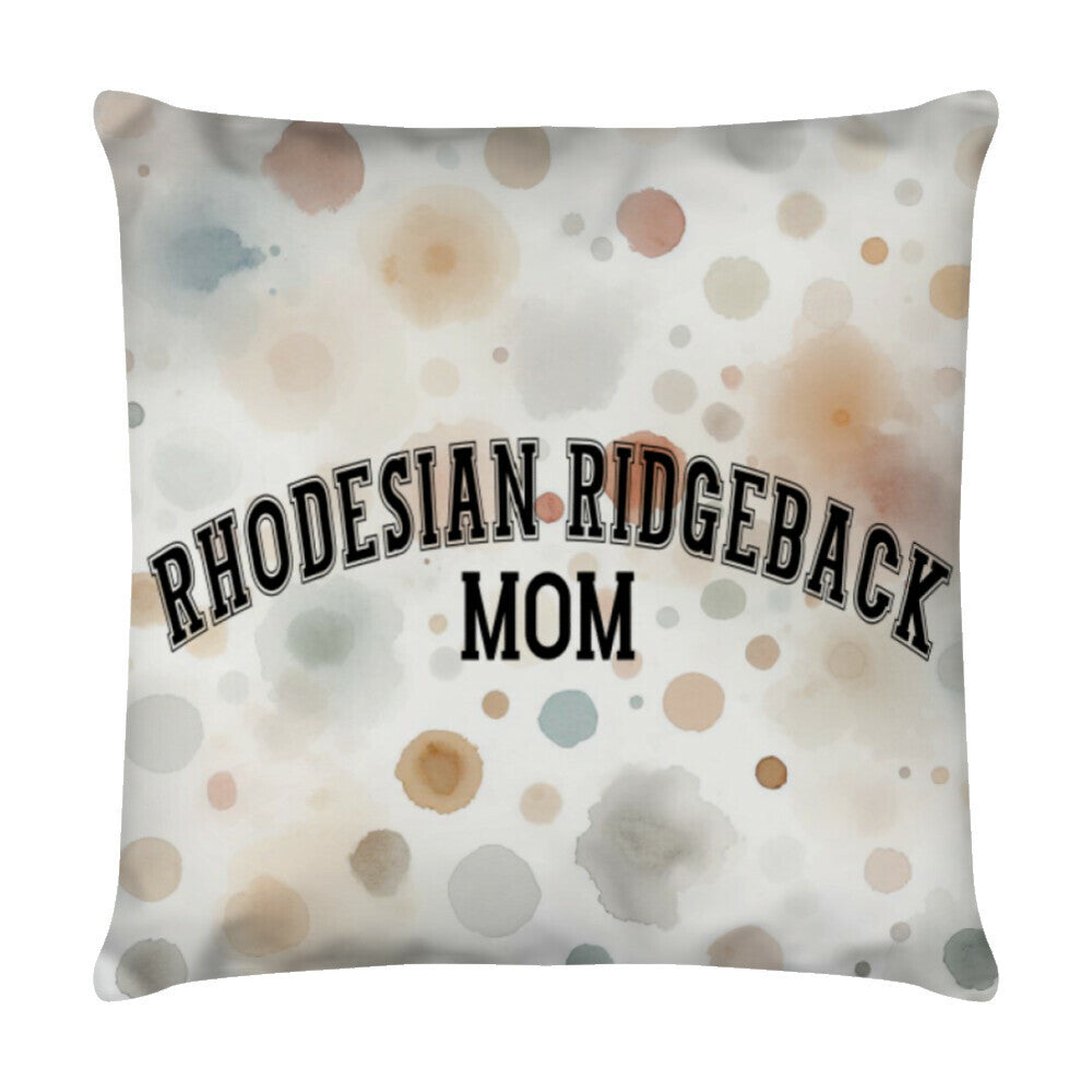 Kissen "Rhodesian Ridgeback - MOM" Weiß – hunde-shirt.de