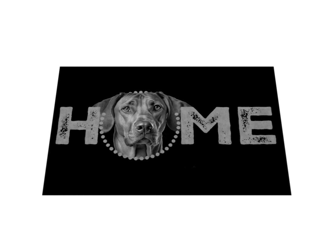 Fußmatte "Rhodesian Ridgeback - HOME-Edition" – hunde-shirt.de