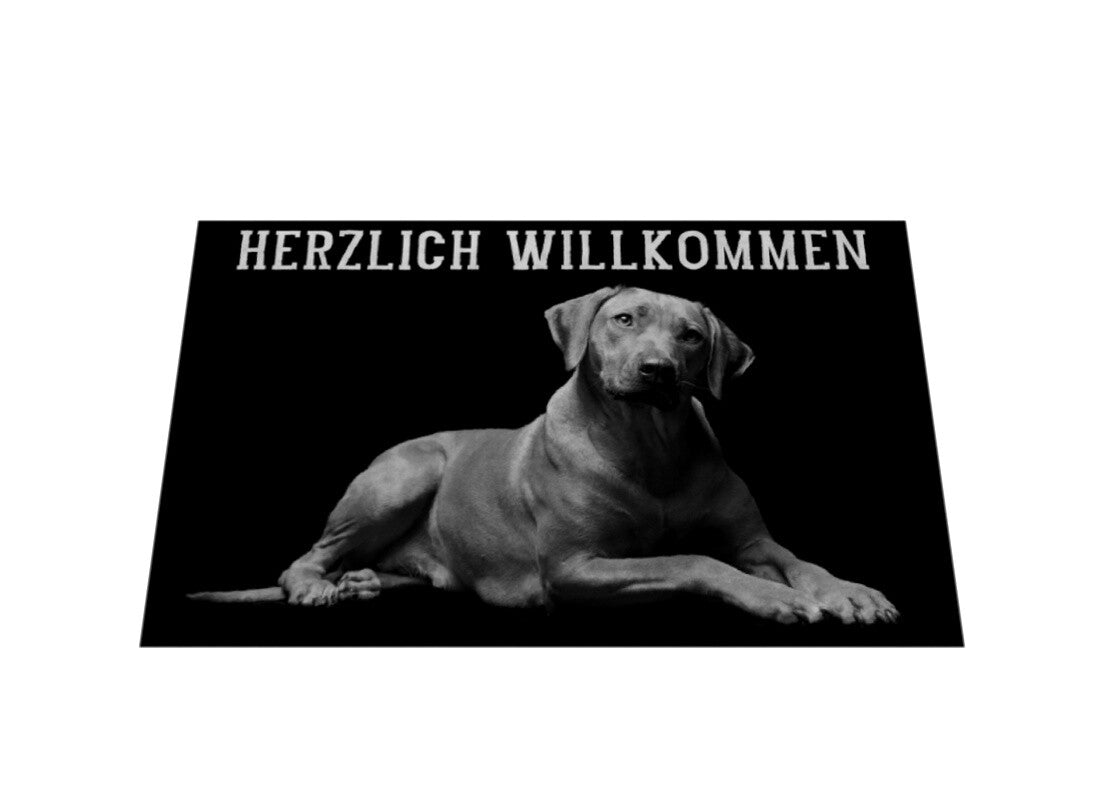 Fußmatte "Rhodesian Ridgeback - Willkommen" – hunde-shirt.de