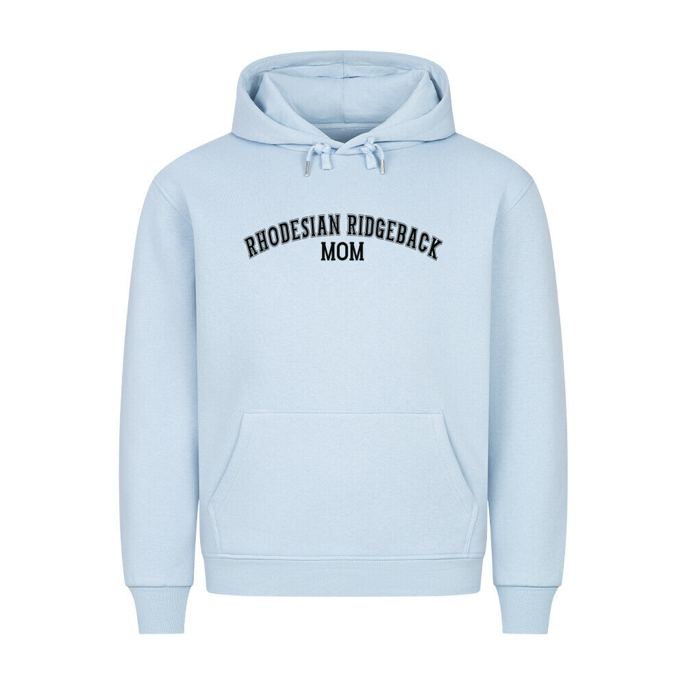 Premium Hoodie "Rhodesian Ridgeback - MOM" Babyblau – hunde-shirt.de