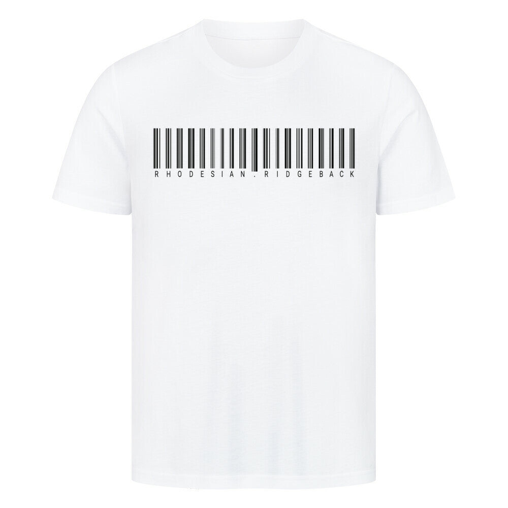 Premium T-Shirt "Rhodesian Ridgeback - Scan" Weiß – hunde-shirt.de