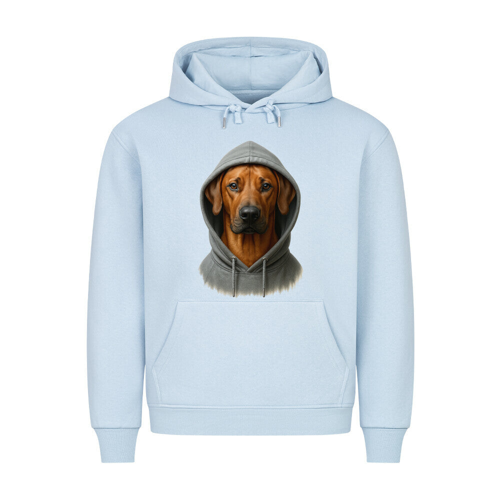 Premium Hoodie "Rhodesian Ridgeback - Hooded" Babyblau – hunde-shirt.de
