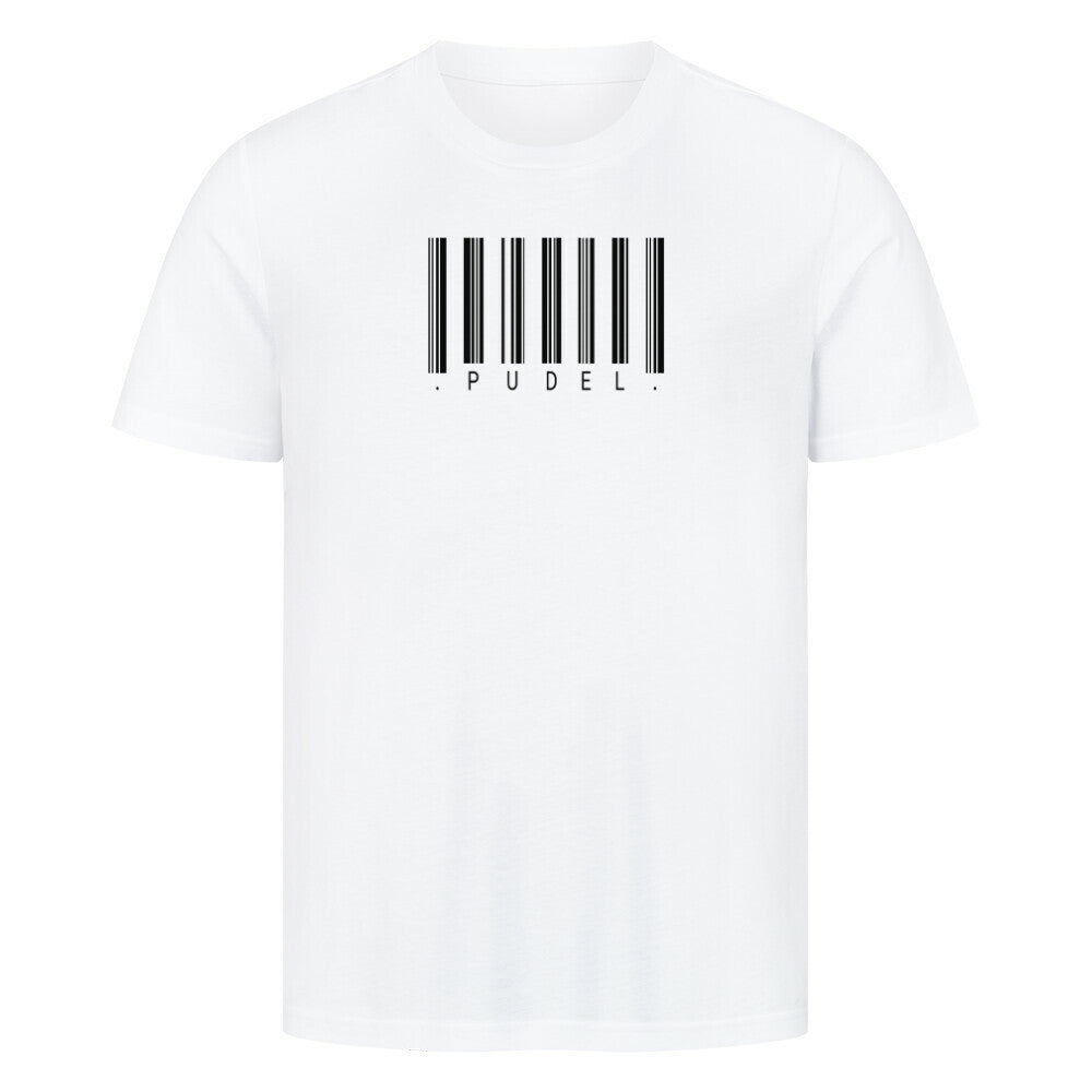 Premium T-Shirt "Pudel - Scan" Weiß – hunde-shirt.de