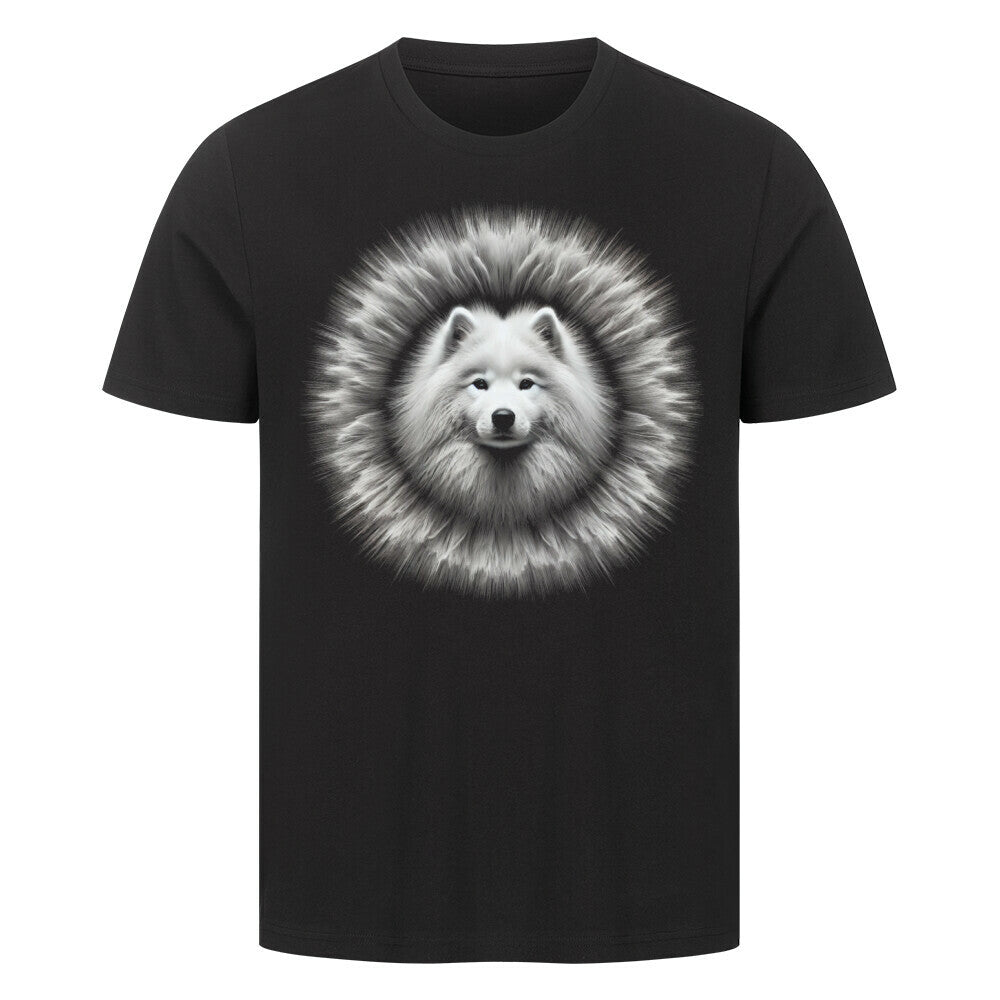 Premium T-Shirt "Samoyed - Bright" Schwarz – hunde-shirt.de