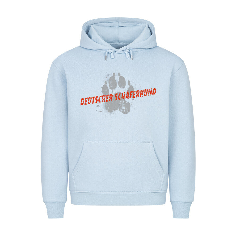 Premium Hoodie "Schäferhund - PAW" Babyblau – hunde-shirt.de