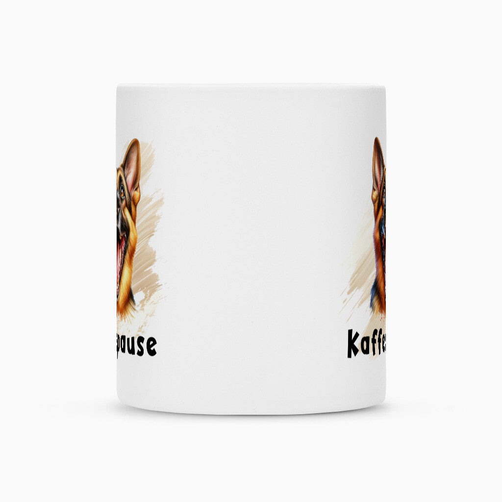 Tasse "Schäferhund - Kaffeepause" – hunde-shirt.de