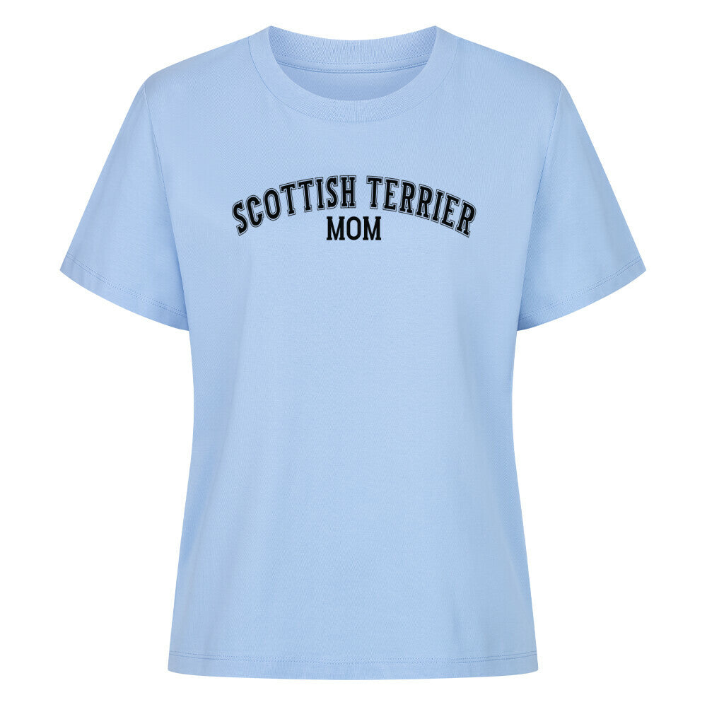 Premium Damen-Shirt "Scottish Terrier - MOM" Sky Blue – hunde-shirt.de