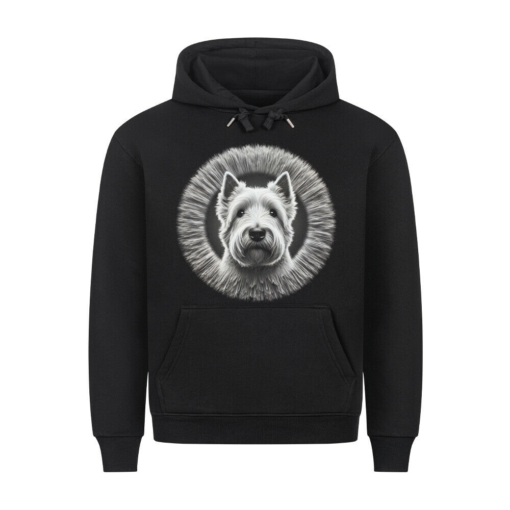 Premium Hoodie "Scottish Terrier - Bright II" Schwarz – hunde-shirt.de