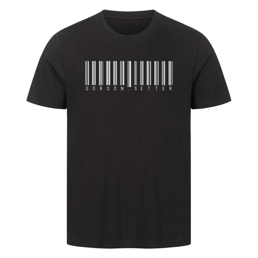 Premium T-Shirt "Gordon Setter - Scan" Schwarz – hunde-shirt.de