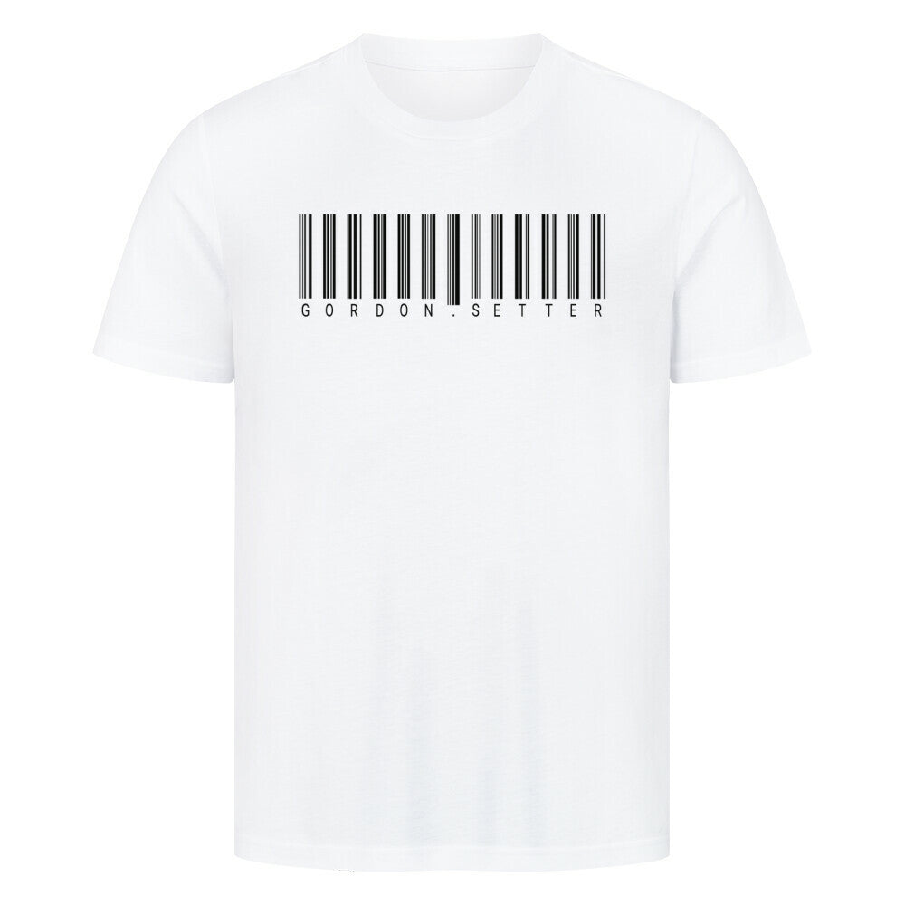 Premium T-Shirt "Gordon Setter - Scan" Weiß – hunde-shirt.de