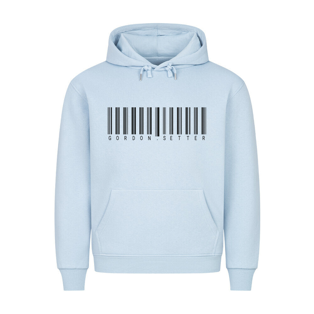 Premium Hoodie "Gordon Setter - Scan" Babyblau – hunde-shirt.de