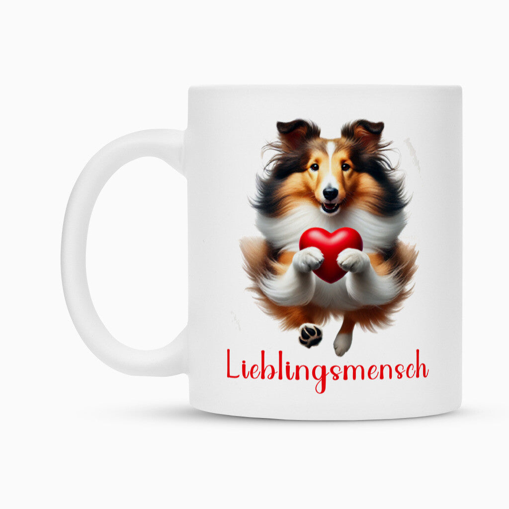 Tasse "Sheltie - Lieblingsmensch" – hunde-shirt.de