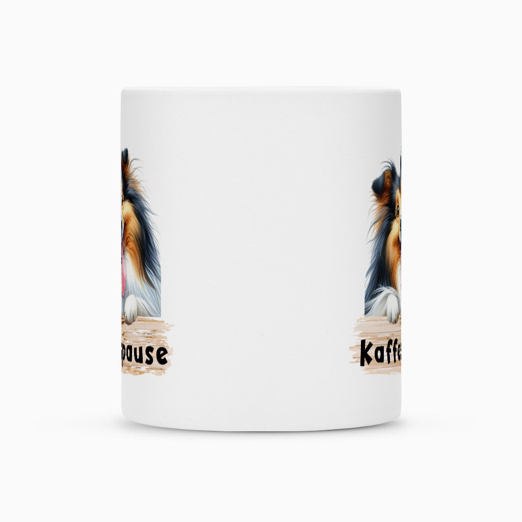 Tasse "Sheltie - Kaffeepause" – hunde-shirt.de