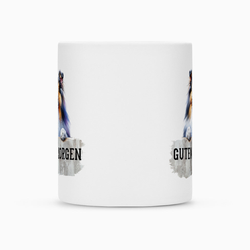 Tasse "Sheltie - Guten Morgen" – hunde-shirt.de