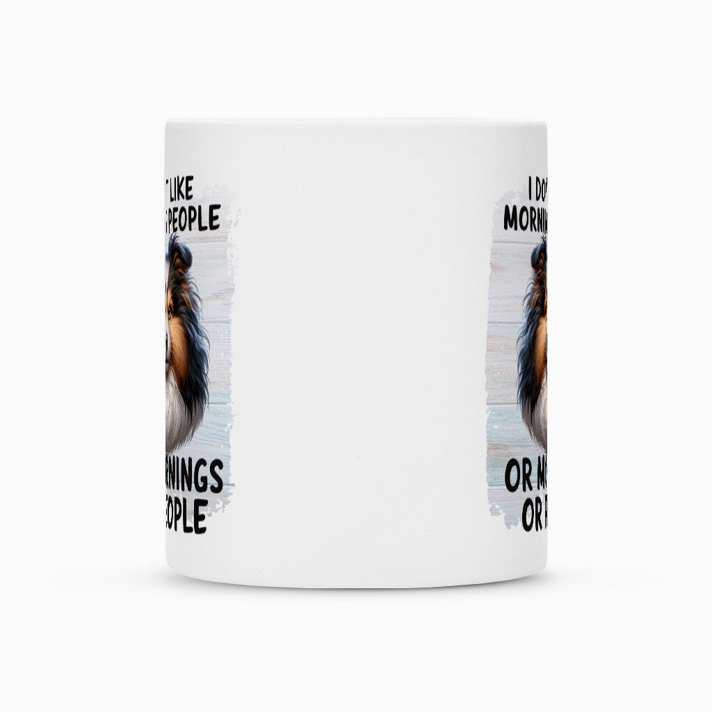 Tasse "Sheltie - Morning People" – hunde-shirt.de