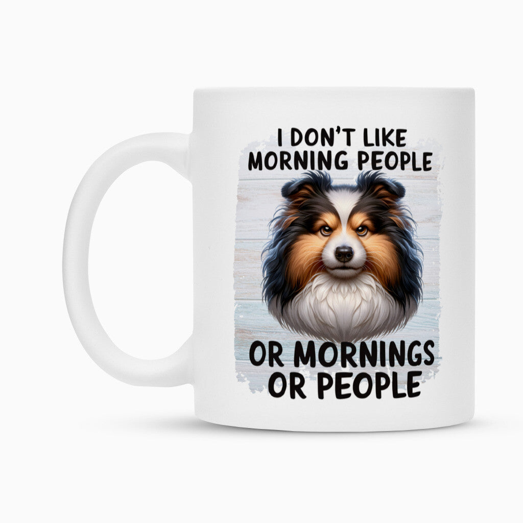 Tasse "Sheltie - Morning People" – hunde-shirt.de