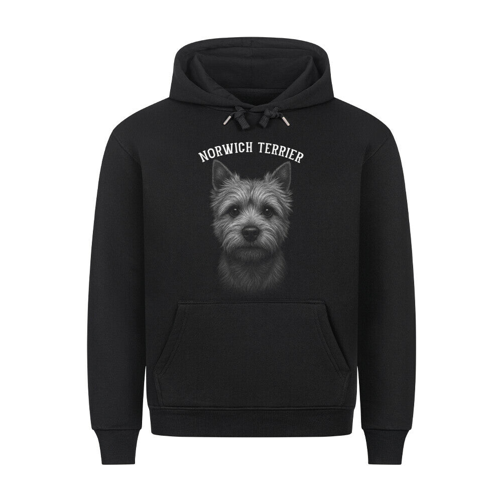 Premium Hoodie "Norwich Terrier - Pure" Schwarz – hunde-shirt.de
