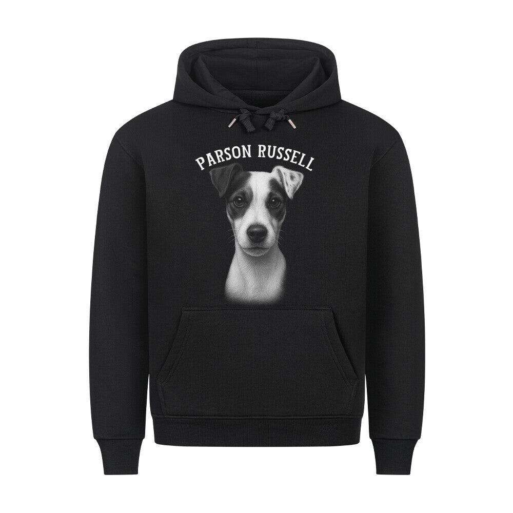 Premium Hoodie "Parson Russell - Pure" Schwarz – hunde-shirt.de