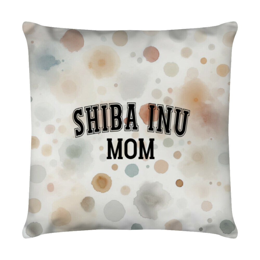 Kissen "Shiba Inu - MOM" Weiß – hunde-shirt.de