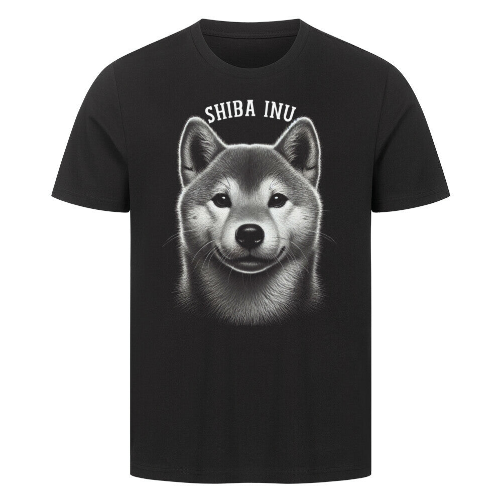 Premium T-Shirt "Shiba Inu - Pure II" Schwarz – hunde-shirt.de
