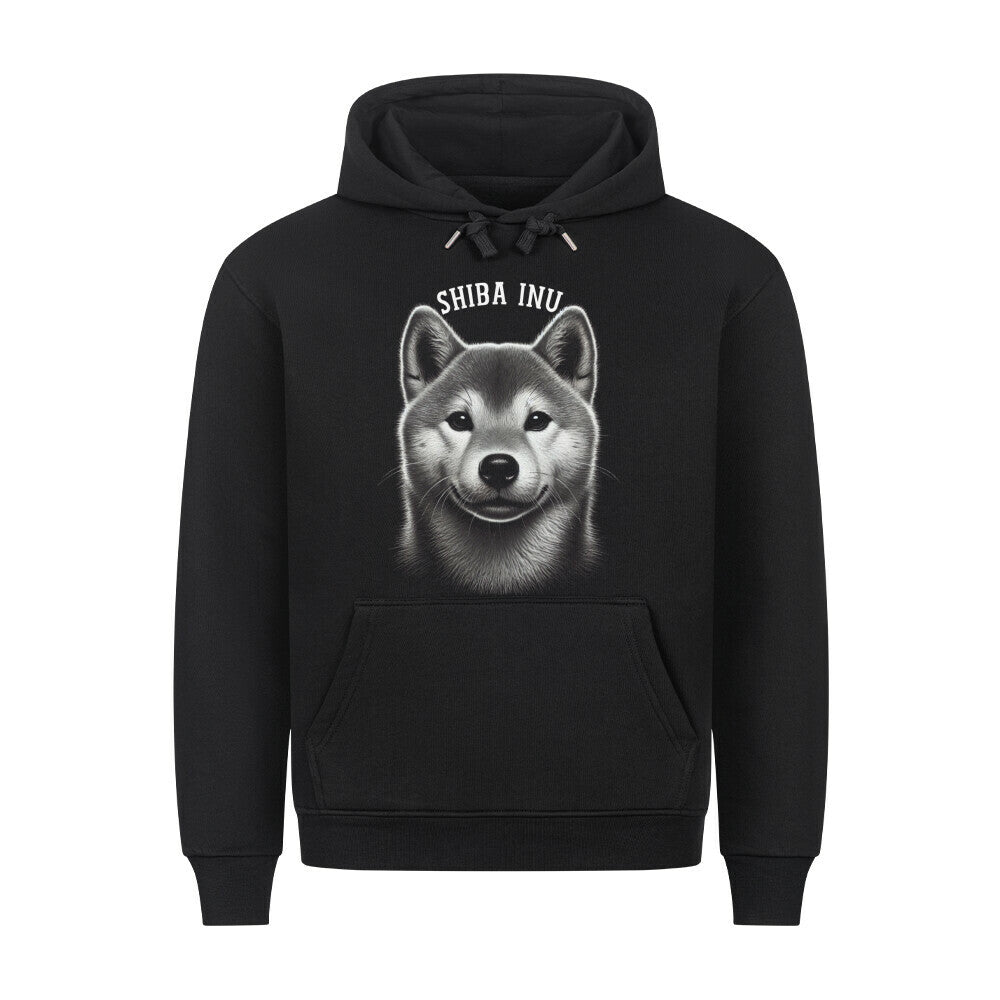 Premium Hoodie "Shiba Inu - Pure II" Schwarz – hunde-shirt.de