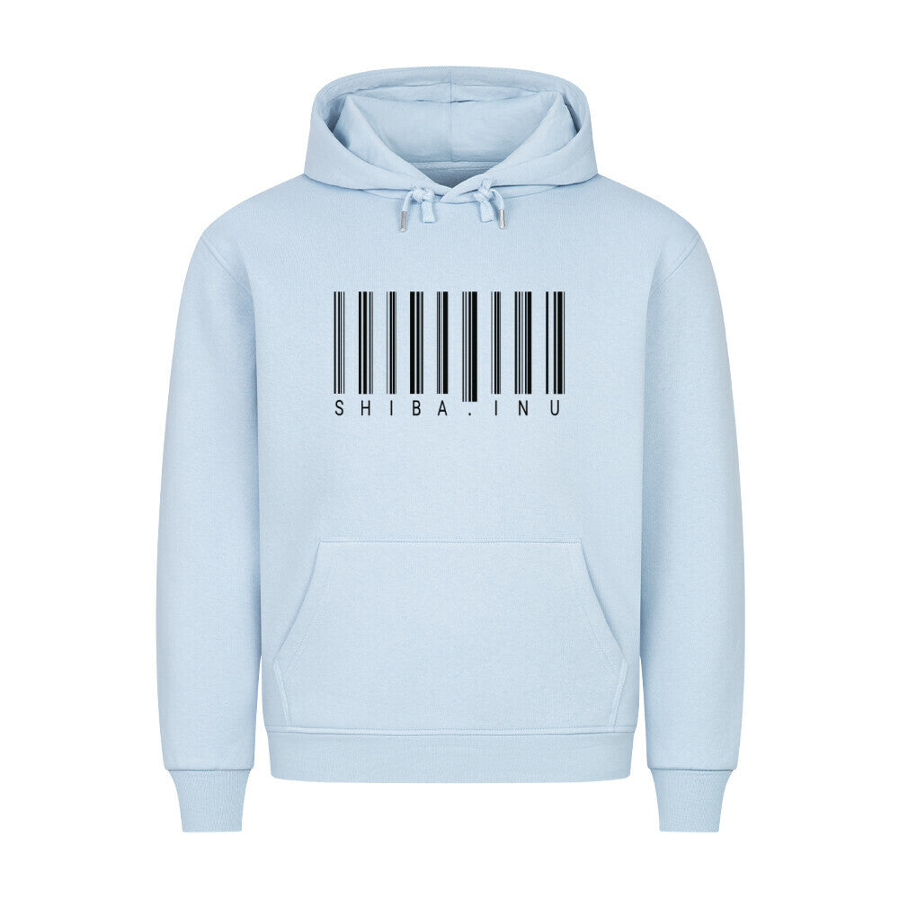 Premium Hoodie "Shiba Inu - Scan" Babyblau – hunde-shirt.de