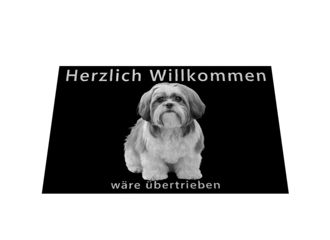 Fußmatte "Shih Tzu - Übertrieben" – hunde-shirt.de