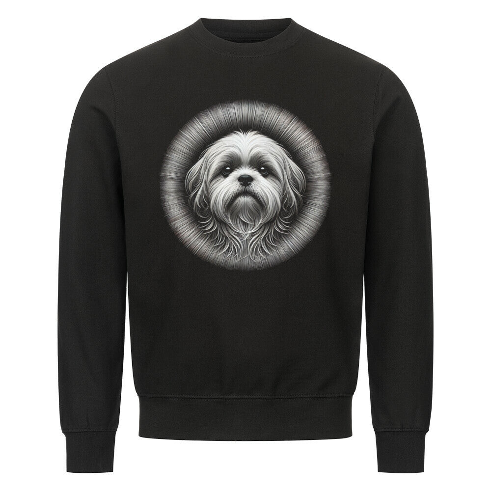 Premium Sweatshirt "Shih Tzu - Shine" Schwarz – hunde-shirt.de