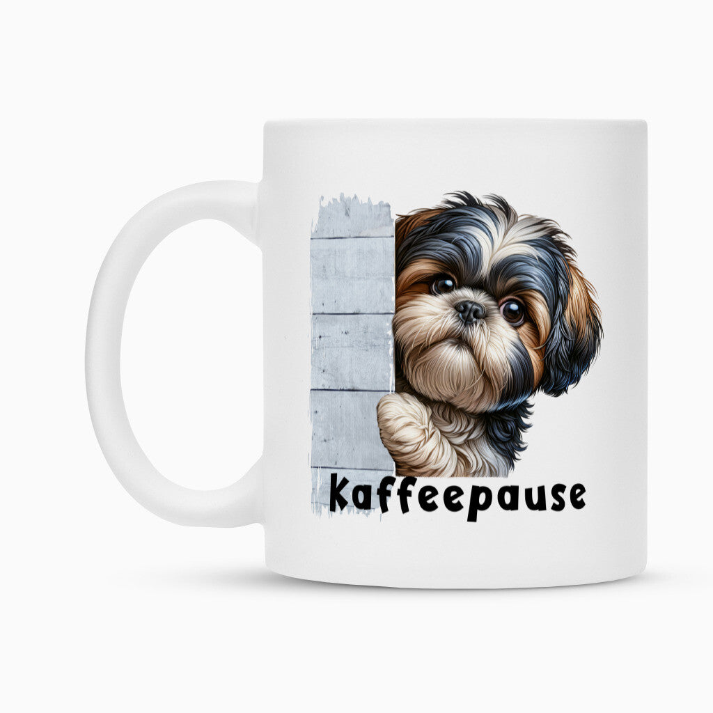 Tasse "Shih Tzu - Kaffeepause" – hunde-shirt.de