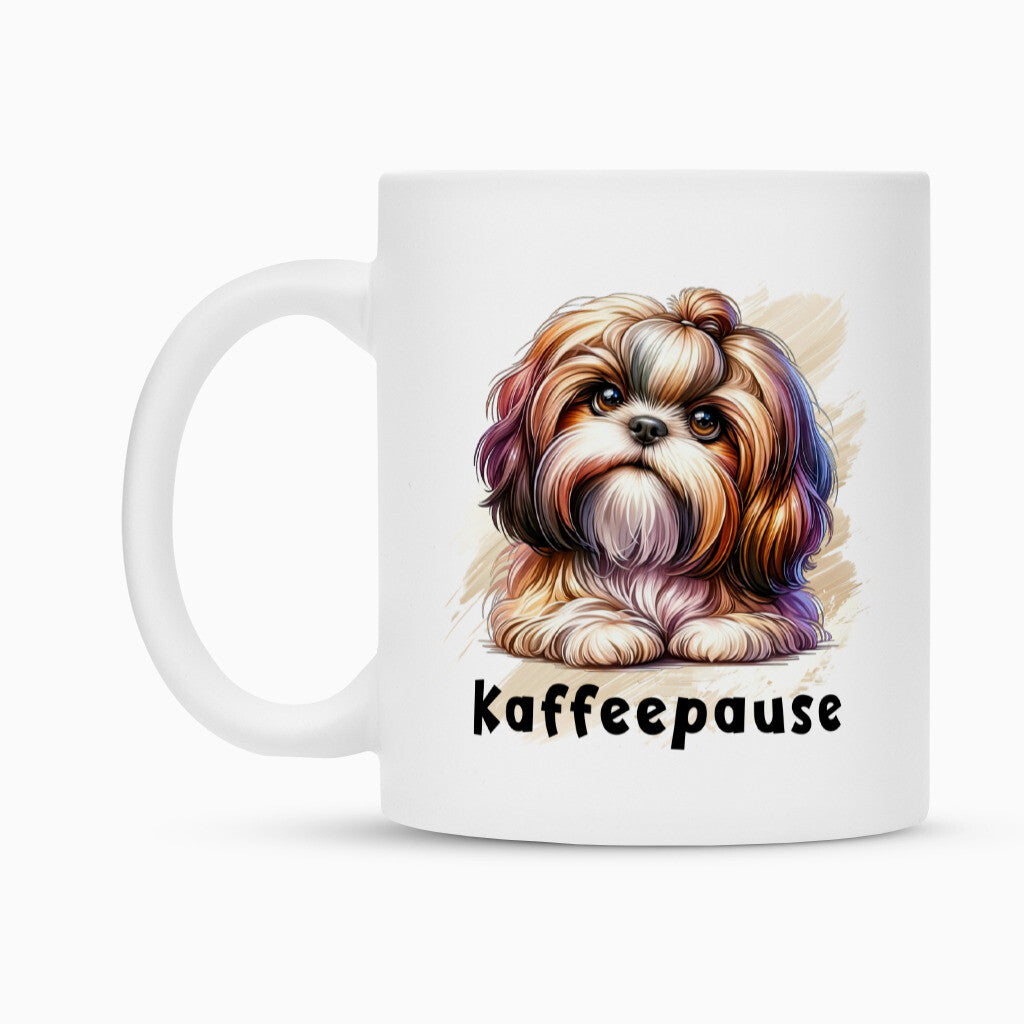 Tasse "Shih Tzu - Kaffeepause" – hunde-shirt.de