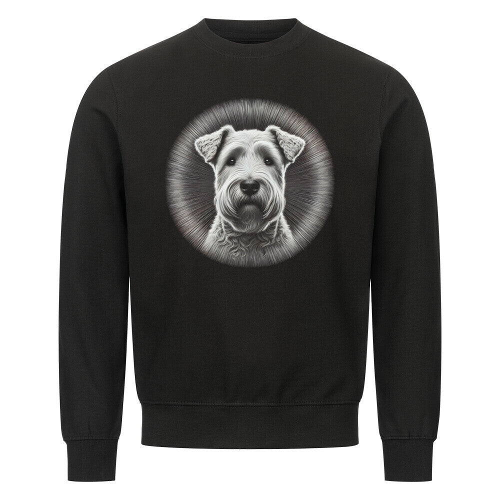 Premium Sweatshirt "Soft Coated - Shine" Schwarz – hunde-shirt.de