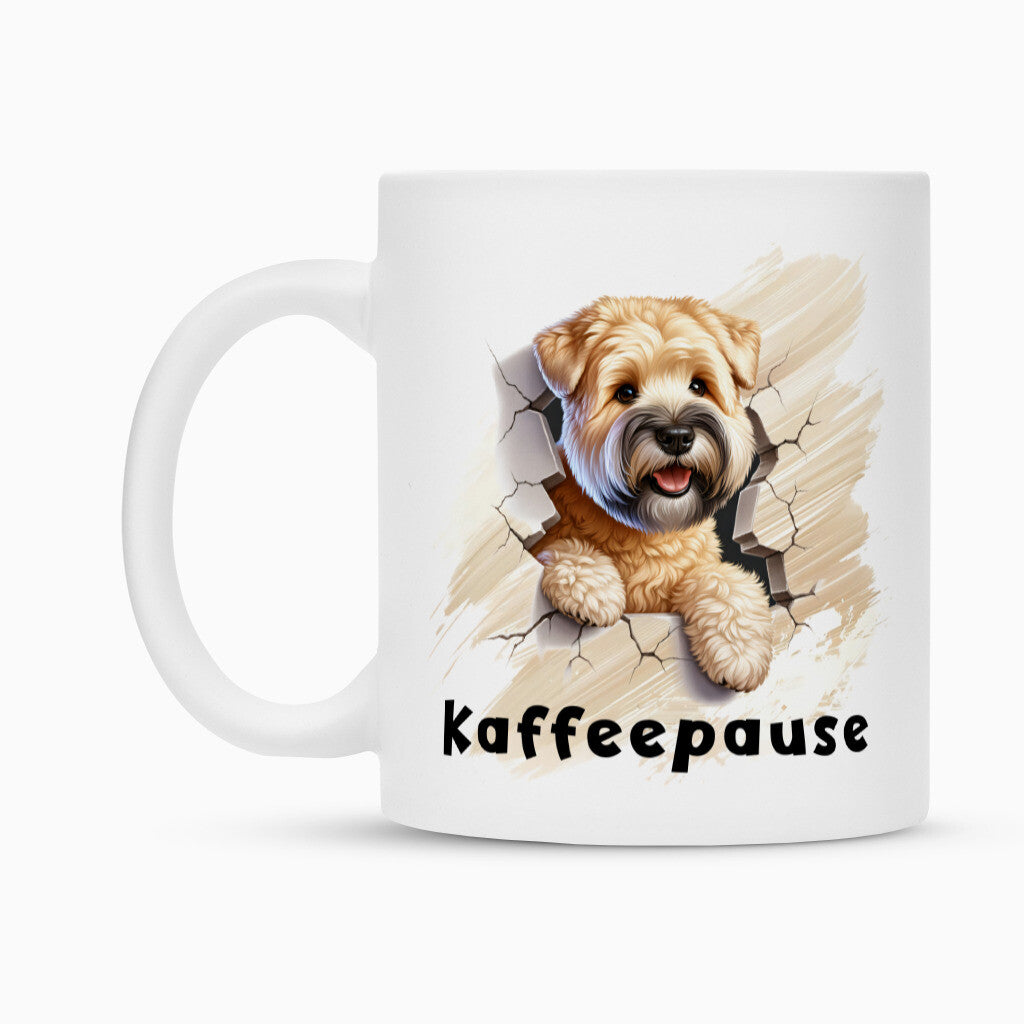Tasse "Soft Coated - Kaffeepause" – hunde-shirt.de