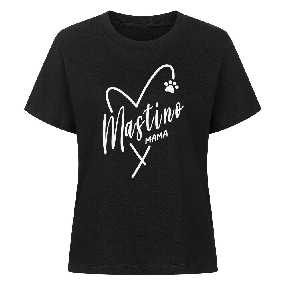 Premium Damen-Shirt "Mastino - Mama" Schwarz – hunde-shirt.de