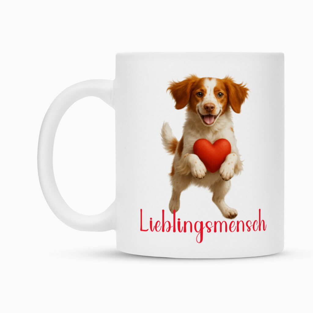 Tasse "Brittany Spaniel - Lieblingsmensch" – hunde-shirt.de