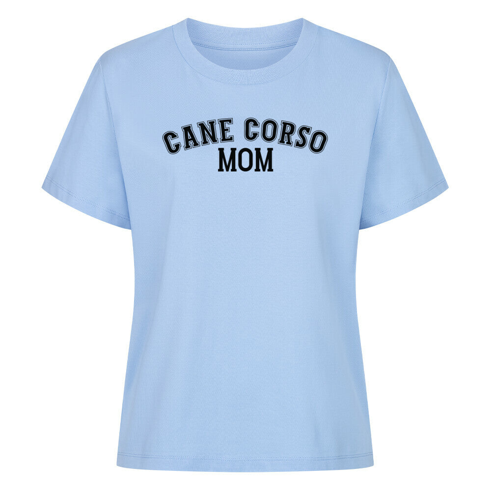 Premium Damen-Shirt "Cane Corso - MOM" Sky Blue – hunde-shirt.de