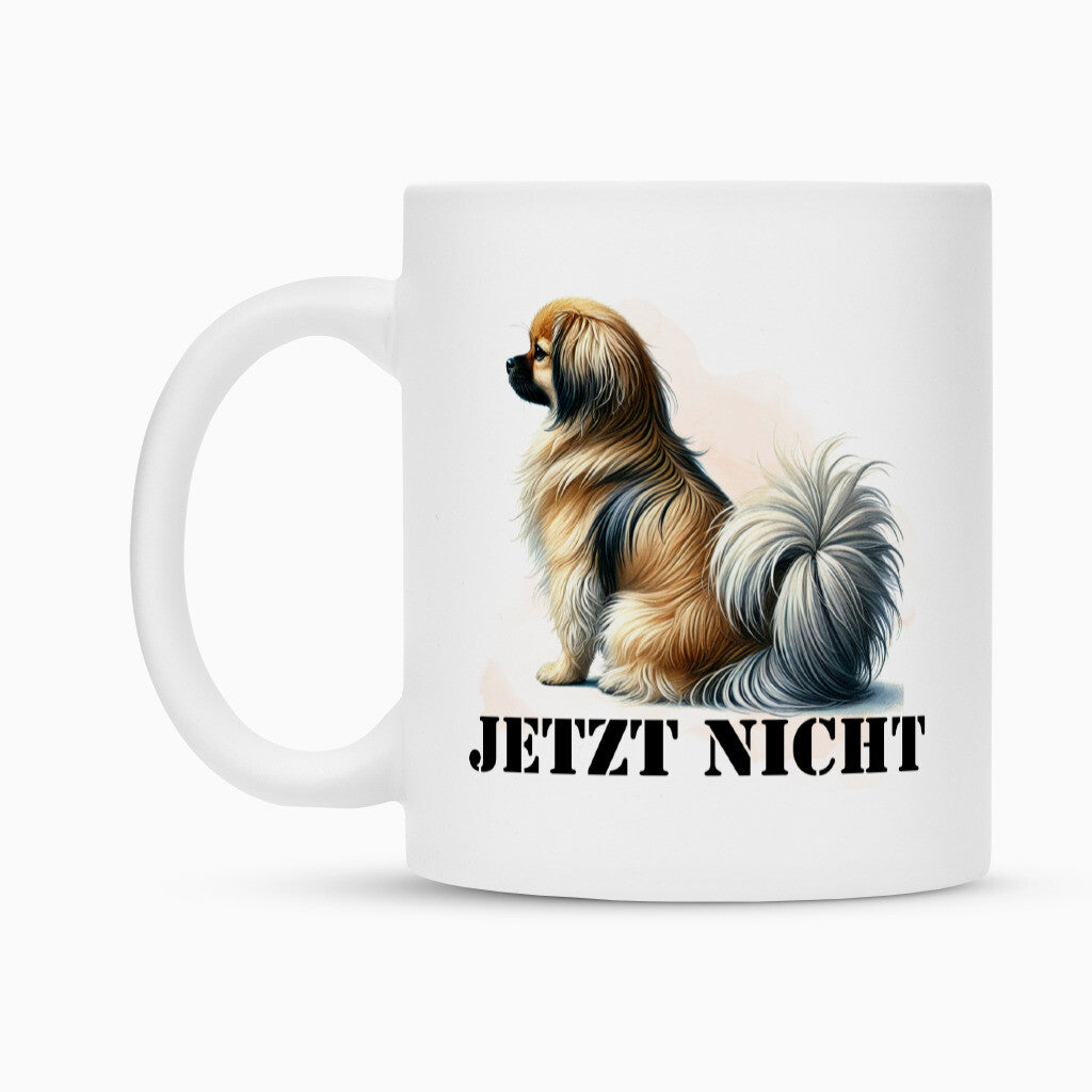 Tasse "Tibet Spaniel - JETZT NICHT" – hunde-shirt.de