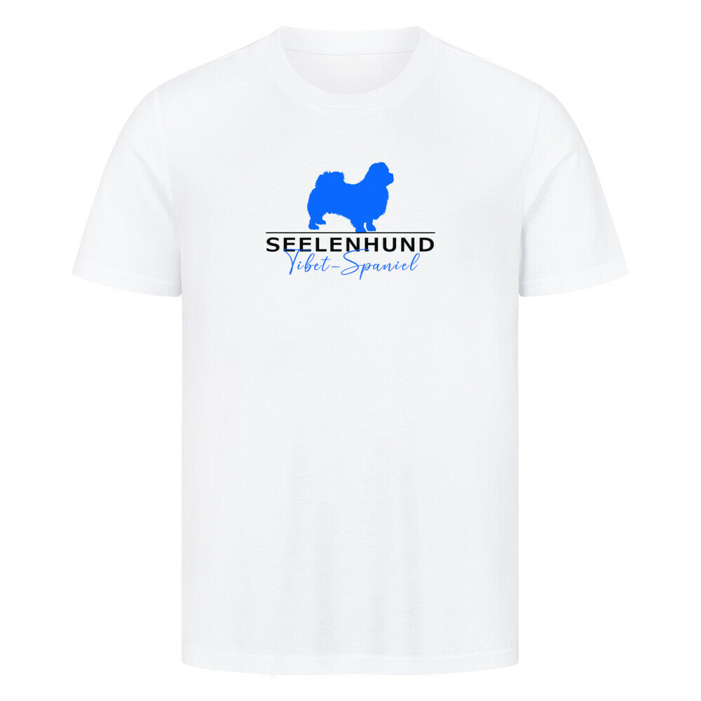 Premium T-Shirt "Tibet Spaniel - Seelenhund" Weiß – hunde-shirt.de