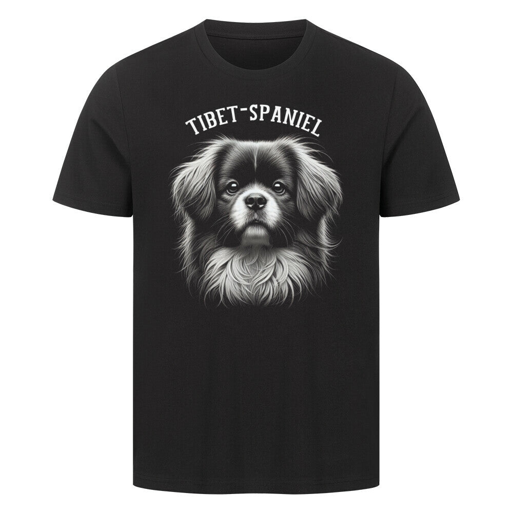 Premium T-Shirt "Tibet Spaniel - Pure" Schwarz – hunde-shirt.de