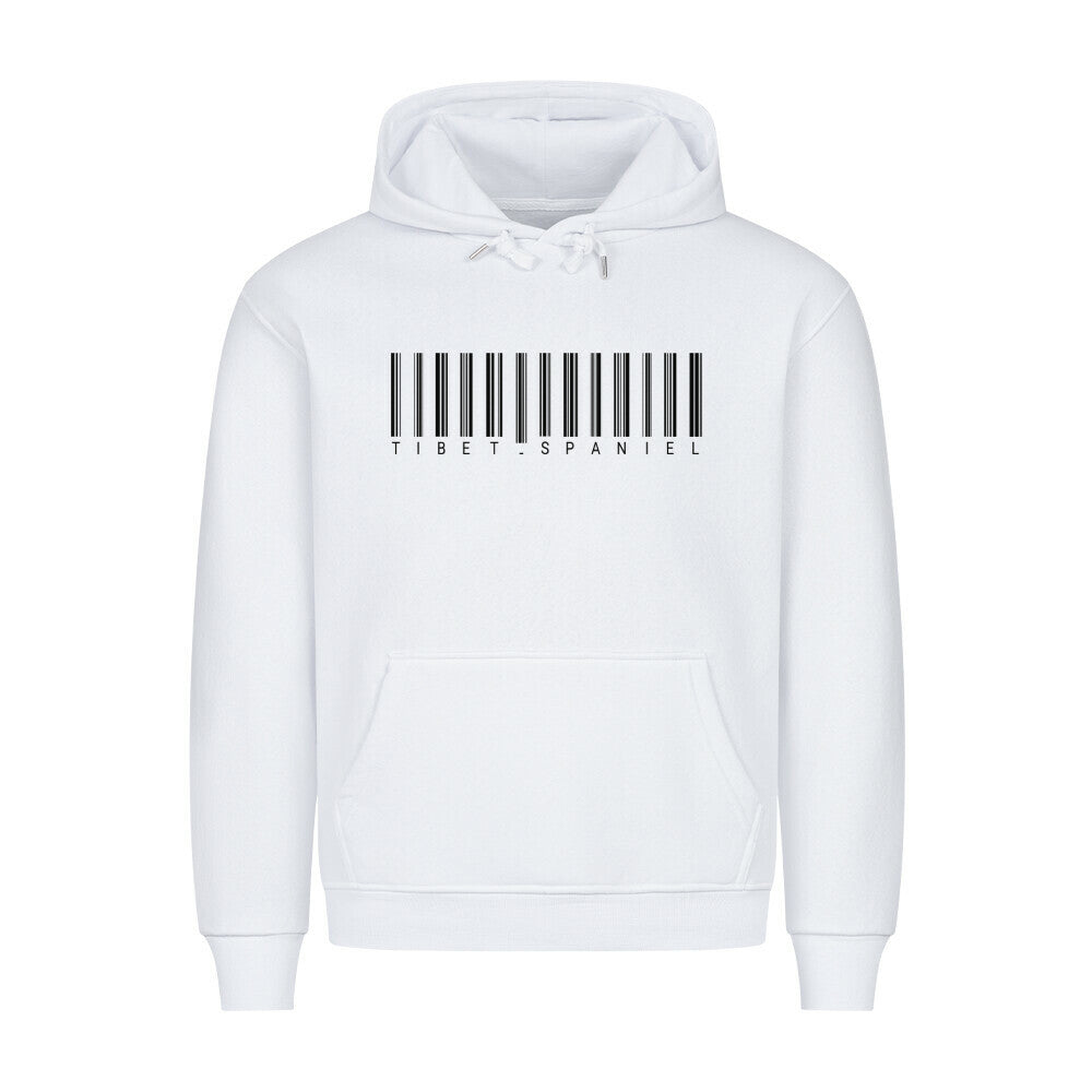 Premium Hoodie "Tibet Spaniel - Scan" Weiß – hunde-shirt.de