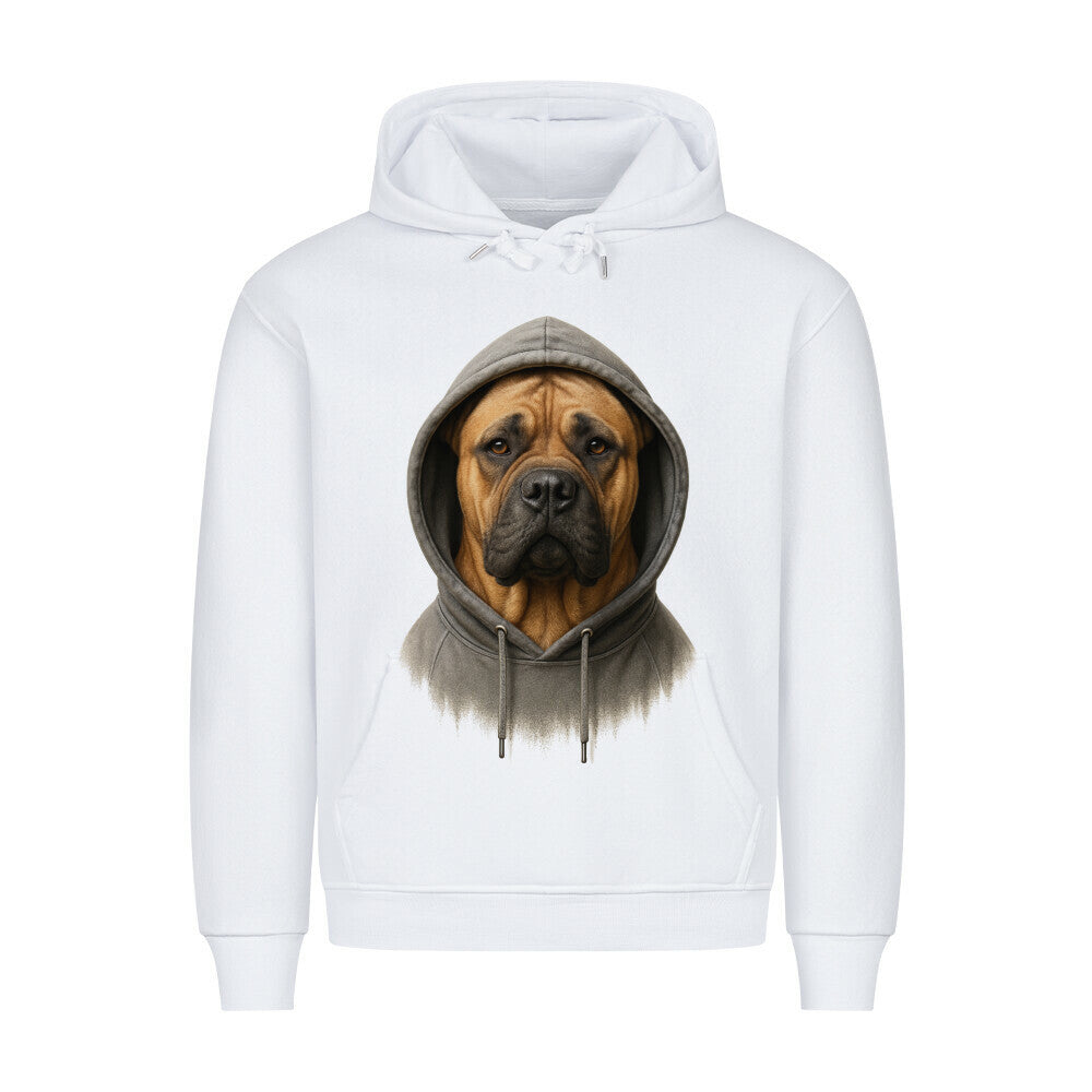 Premium Hoodie "Cane Corso - Hooded II" Weiß – hunde-shirt.de