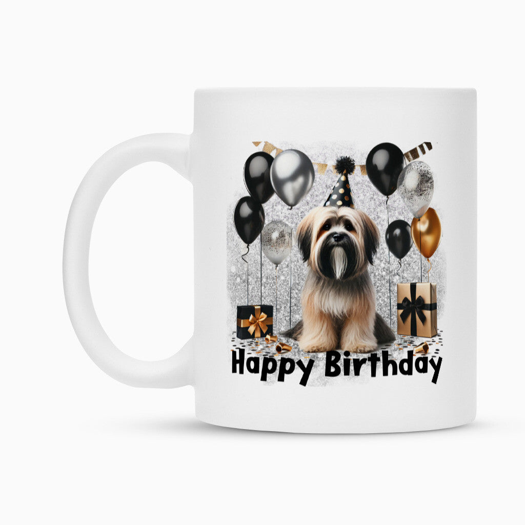 Tasse "Tibet Terrier - Happy Birthday" – hunde-shirt.de