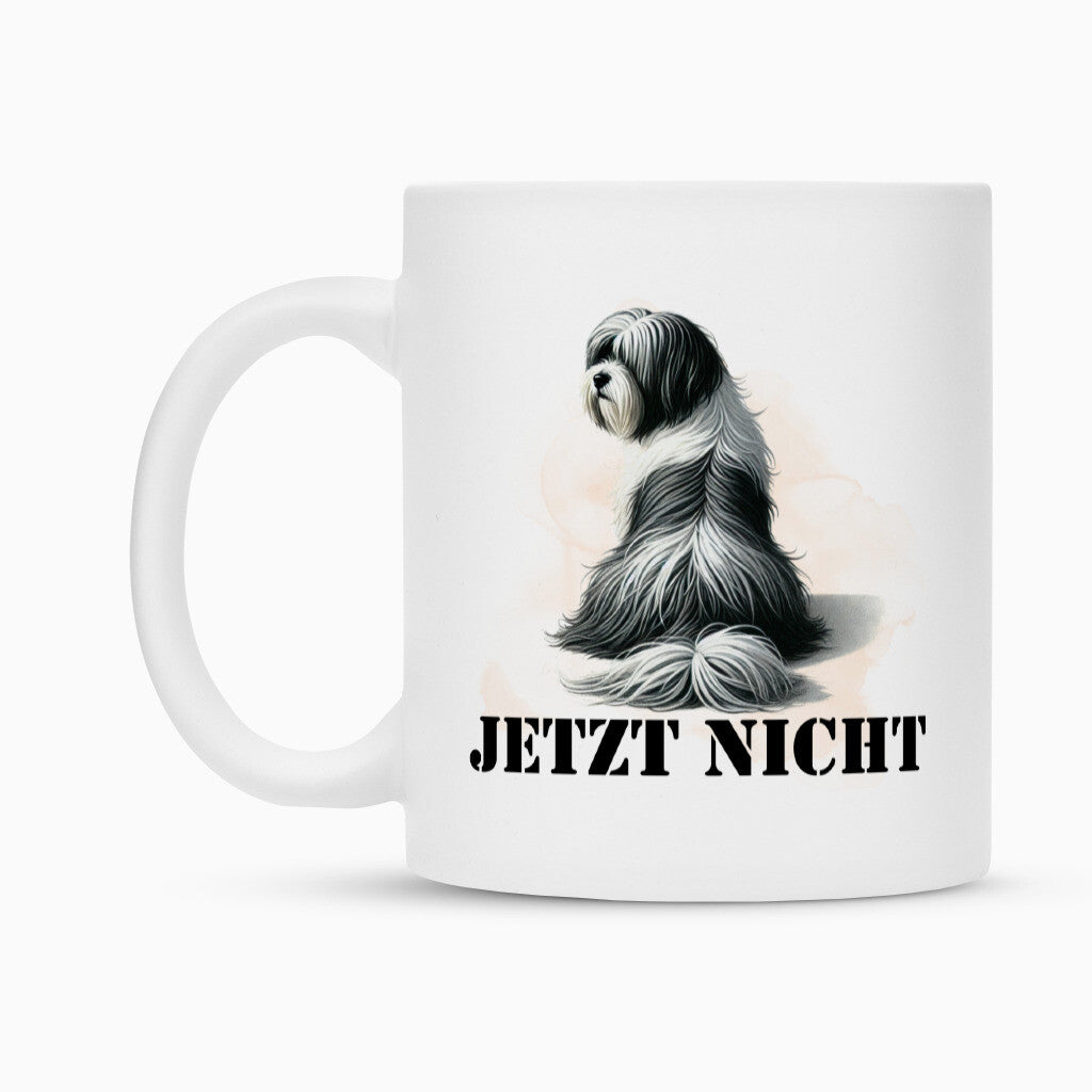 Tasse "Tibet Terrier - JETZT NICHT II" – hunde-shirt.de