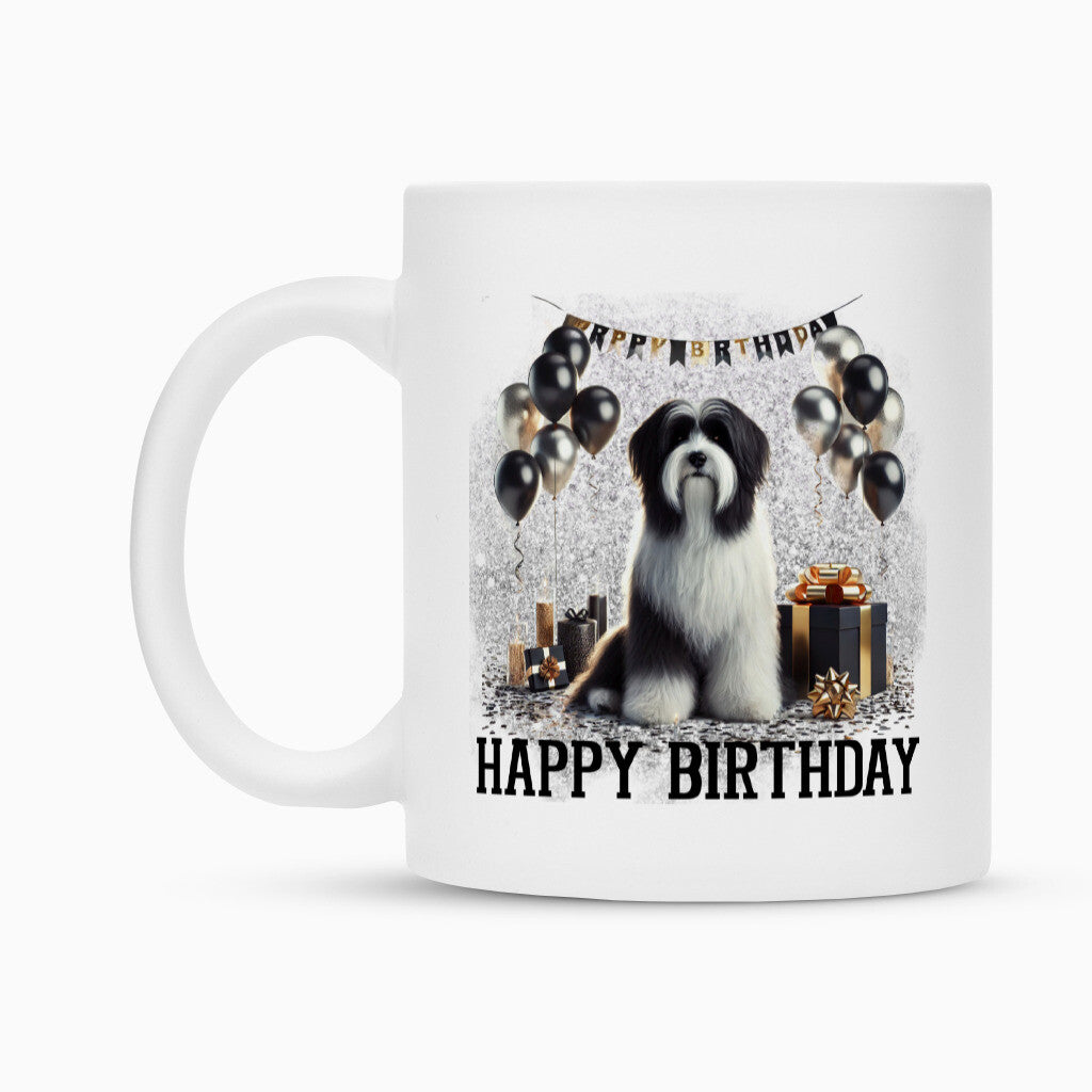 Tasse "Tibet Terrier - Happy Birthday II" – hunde-shirt.de