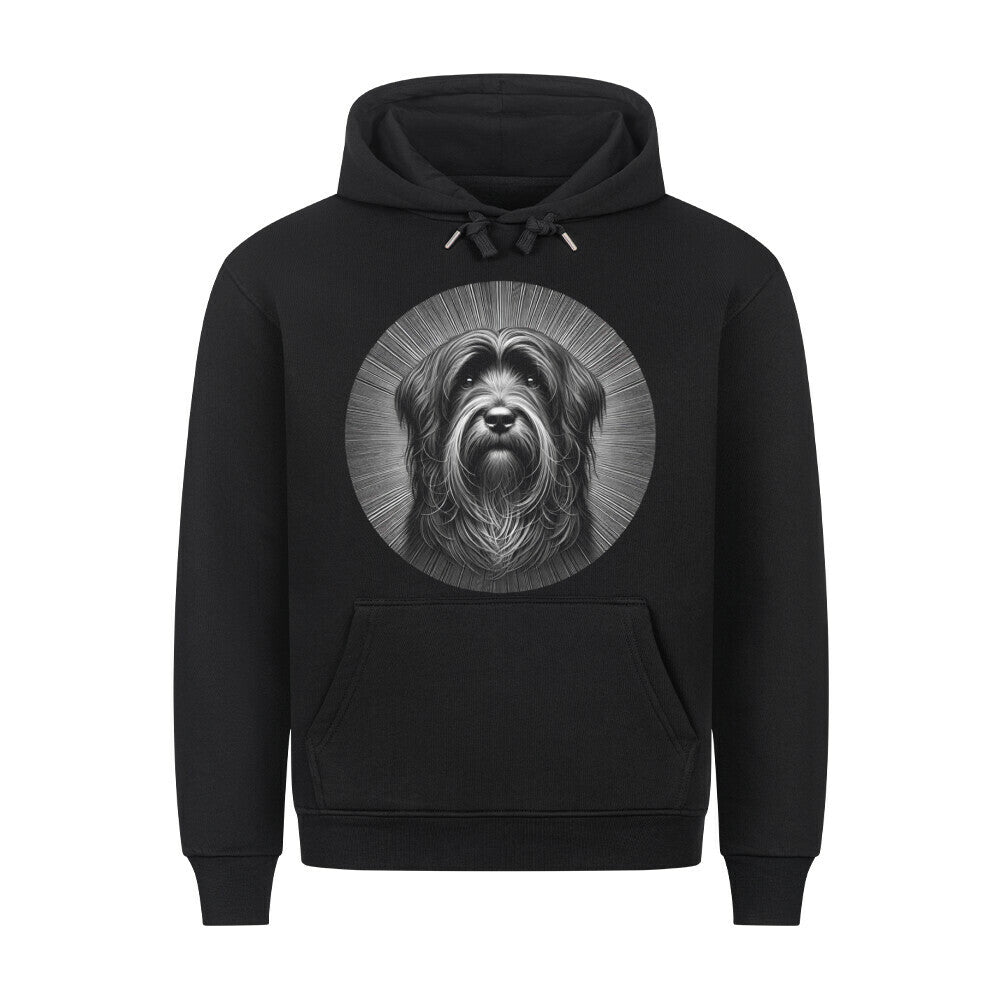 Premium Hoodie "Tibet Terrier - Bright" Schwarz – hunde-shirt.de
